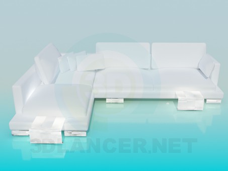 modèle 3D Canapé - preview