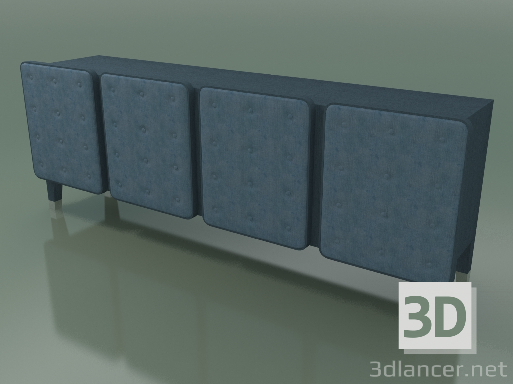 3d model Locker (69, Blue) - preview