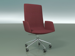 Silla de oficina 4902BR (5 ruedas, con reposabrazos suaves)