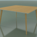 3d model Square table 3503 (H 74 - 140x140 cm, M02, Natural oak, option 1) - preview