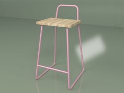 Tabouret de bar (rose)