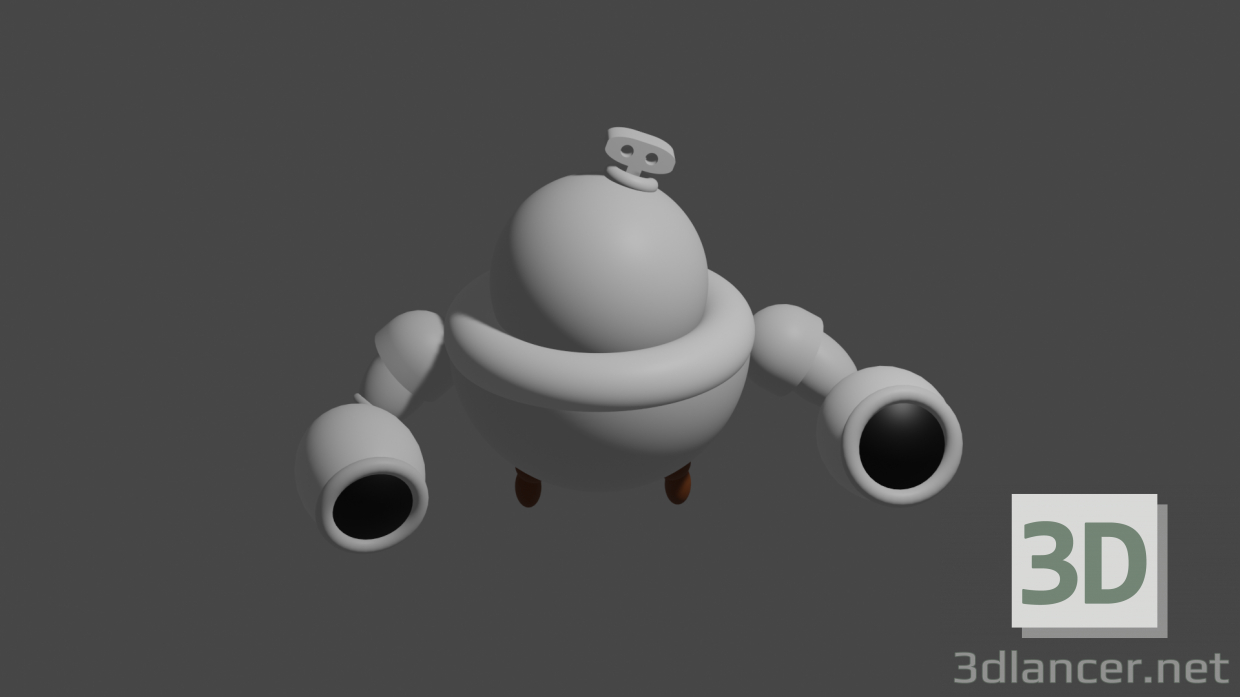 3d model Tick brawl stars - preview