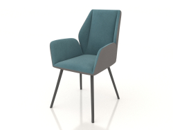 Chaise Matilda (turquoise-anthracite)