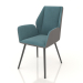 3d model Chair Matilda (turquoise-anthracite) - preview