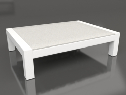 Table basse (Blanc, DEKTON Sirocco)