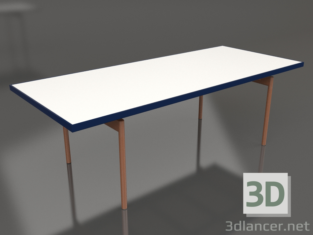 3d модель Стол обеденный (Night blue, DEKTON Zenith) – превью