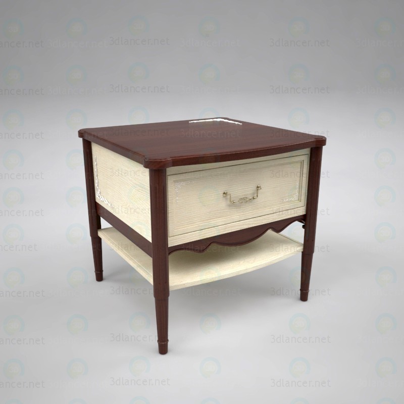 3d Bedside table model buy - render