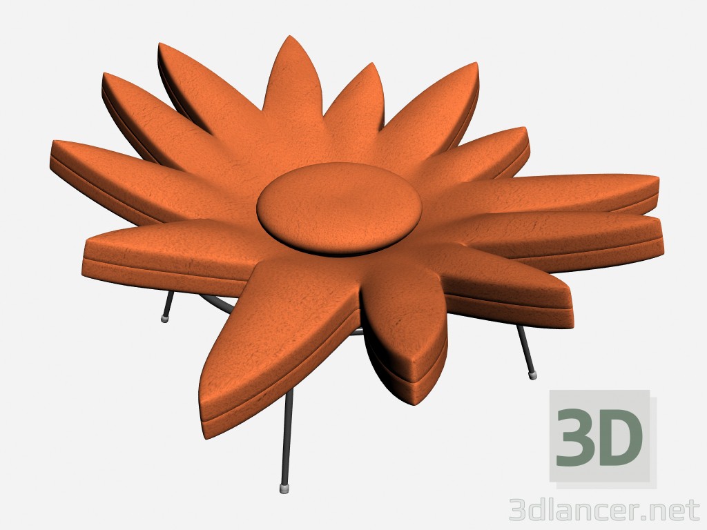 3d model Daisy armchair 2 - preview