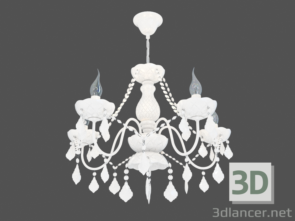 3d model Chandelier CONTRAST (ARM220-05-W) - preview