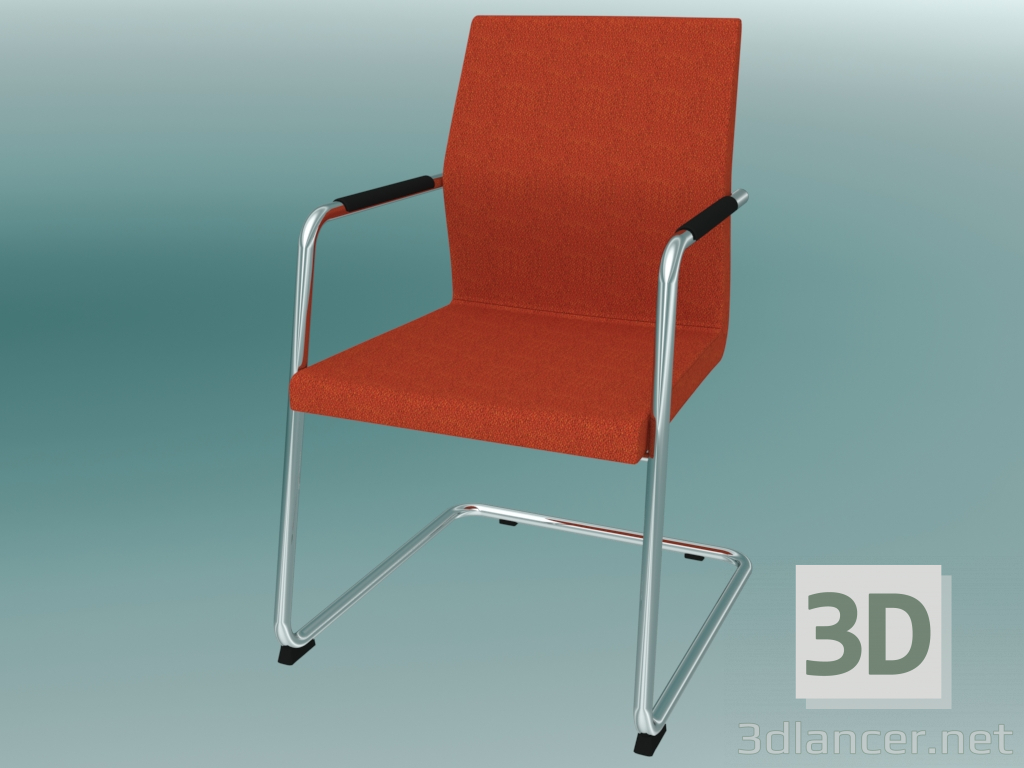 3d model Silla de oficina (21V) - vista previa