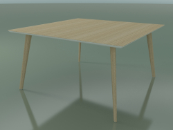 Mesa quadrada 3503 (H 74 - 140x140 cm, M02, carvalho branqueado, opção 1)