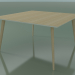 3D Modell Quadratischer Tisch 3503 (H 74 - 140 x 140 cm, M02, gebleichte Eiche, Option 1) - Vorschau