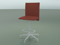 Low back stool 6507 (5 legs, with removable padding, V12)