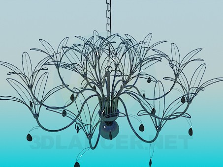 3d model Wire chandelier - preview