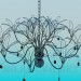 3d model Wire chandelier - preview