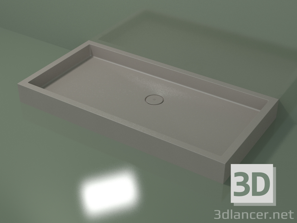 3d model Shower tray Alto (30UA0123, Clay C37, 160x80 cm) - preview