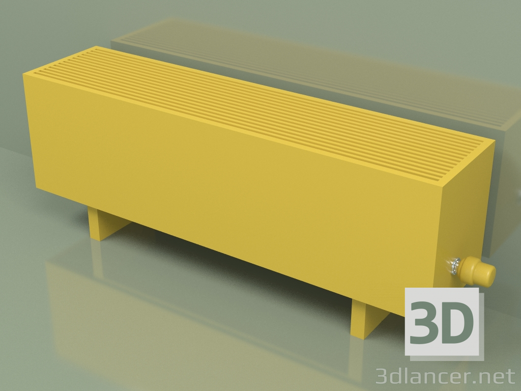 Modelo 3d Convector - Aura Basic (280x1000x236, RAL 1012) - preview