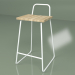 3d model Bar stool (white) - preview