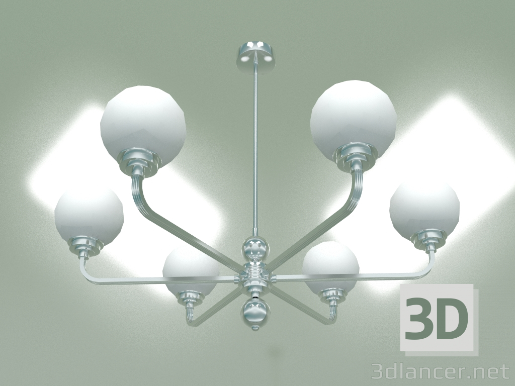 modello 3D Lampadario ABANO ABA-ZW-6 (N) - anteprima