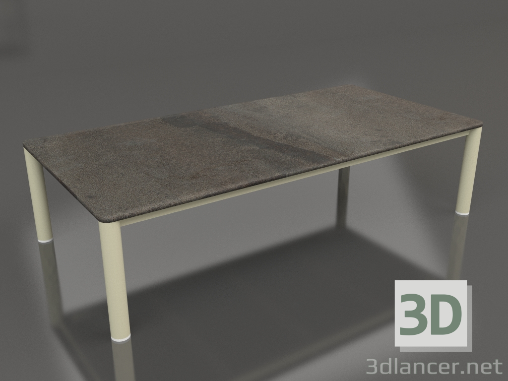 3D Modell Couchtisch 70×140 (Gold, DEKTON Radium) - Vorschau