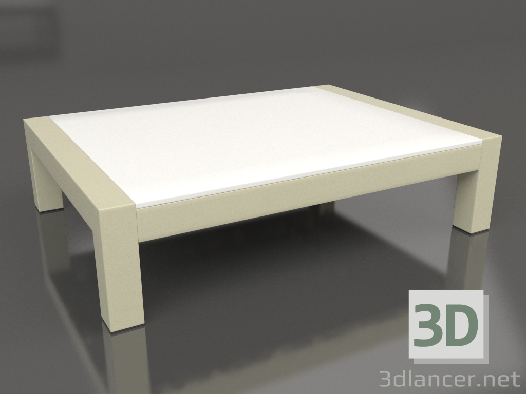 3d модель Кофейный стол (Gold, DEKTON Zenith) – превью