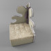 3d Armchair Belisaire model buy - render