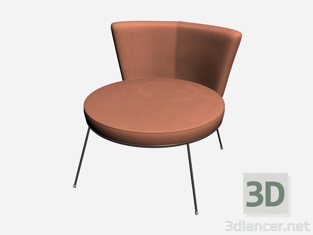 modèle 3D Chaise Daisy - preview