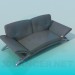 3d model Sofá - vista previa