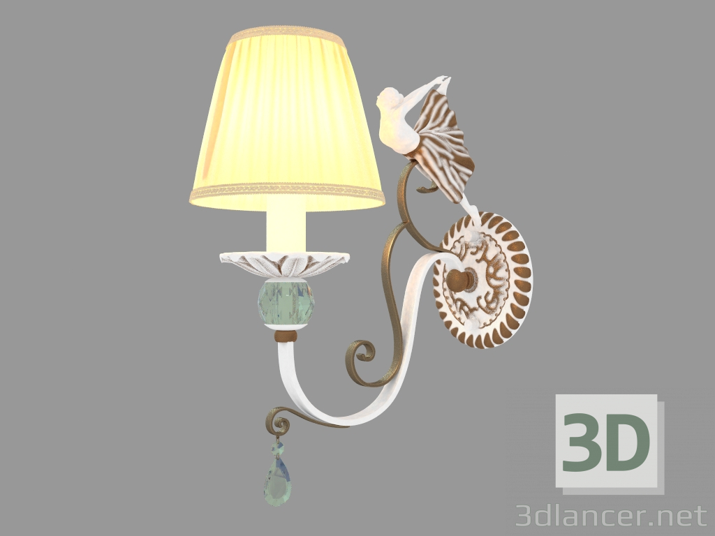 3 डी मॉडल Sconce ELINA (ARM222-01-G) - पूर्वावलोकन