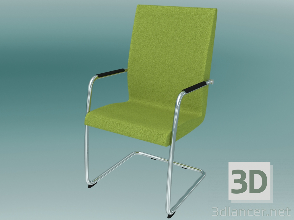 modello 3D Sedia da ufficio (10VN) - anteprima