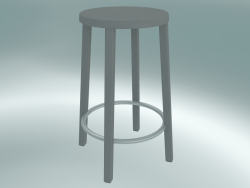 Tabouret Tabouret BLOCCO (8500-60 (63 cm), gris cendré, aluminium sablé)