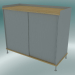 modello 3D Buffet Enfold (alto, rovere, grigio) - anteprima