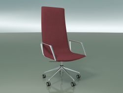 Fauteuil de direction 4905BI (5 roues, avec accoudoirs)