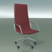 3d model Silla manager 4905BI (5 ruedas, con reposabrazos) - vista previa