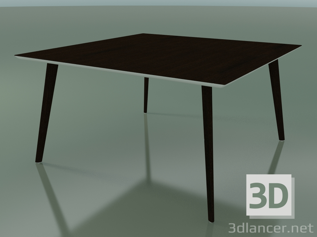 3d model Mesa cuadrada 3503 (H 74 - 140x140 cm, M02, Wenge, opción 1) - vista previa