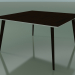 modèle 3D Table carrée 3503 (H 74 - 140x140 cm, M02, Wengé, option 1) - preview