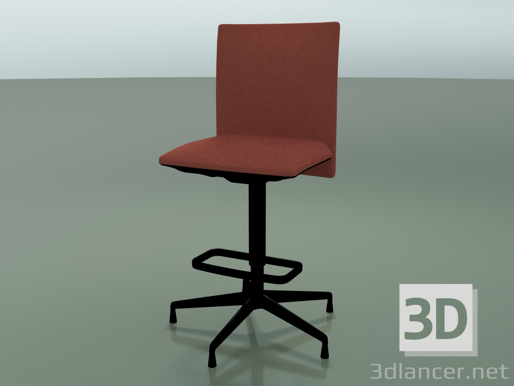 3d model Taburete lumbar 6507 (5 patas, con acolchado extraíble, V39) - vista previa