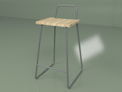 Tabouret de bar (gris foncé)