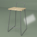 3d model Bar stool (dark gray) - preview