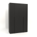 modèle 3D Armoire MW 02 bois (1800x600x2800, bois noir) - preview