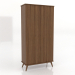 3d model Cabinet 4 1000x450x2000 mm (light walnut) - preview