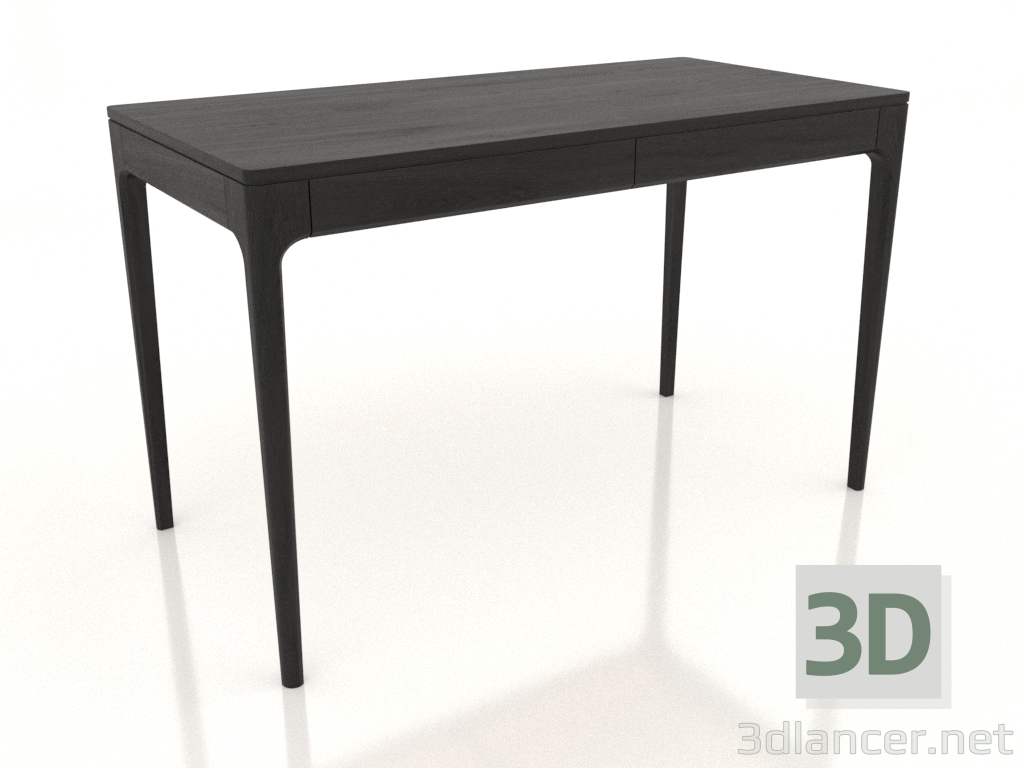 3D Modell Arbeitstisch FARGO 1200x600x750 mm (Schwarzeiche) - Vorschau