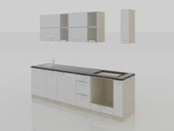 Cucina minimalista 2800x600x2200 