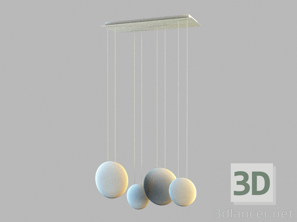 Modelo 3d Lâmpada de suspensão 2515 - preview