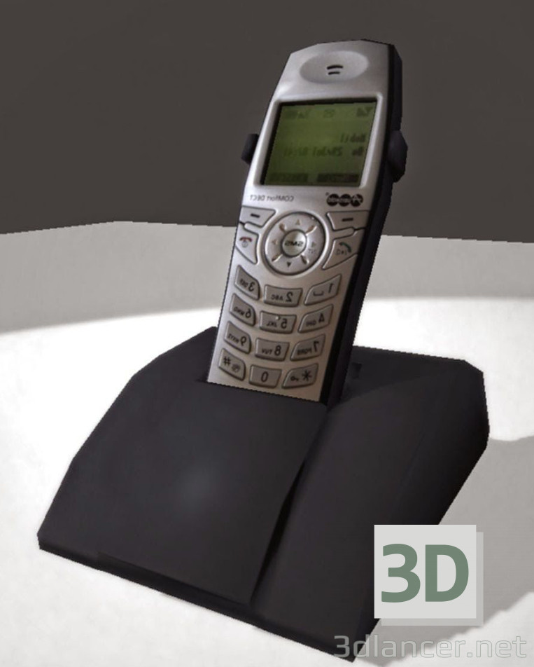 3D Modell Kabelloses Telefon - Vorschau