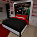 3d Bed model buy - render