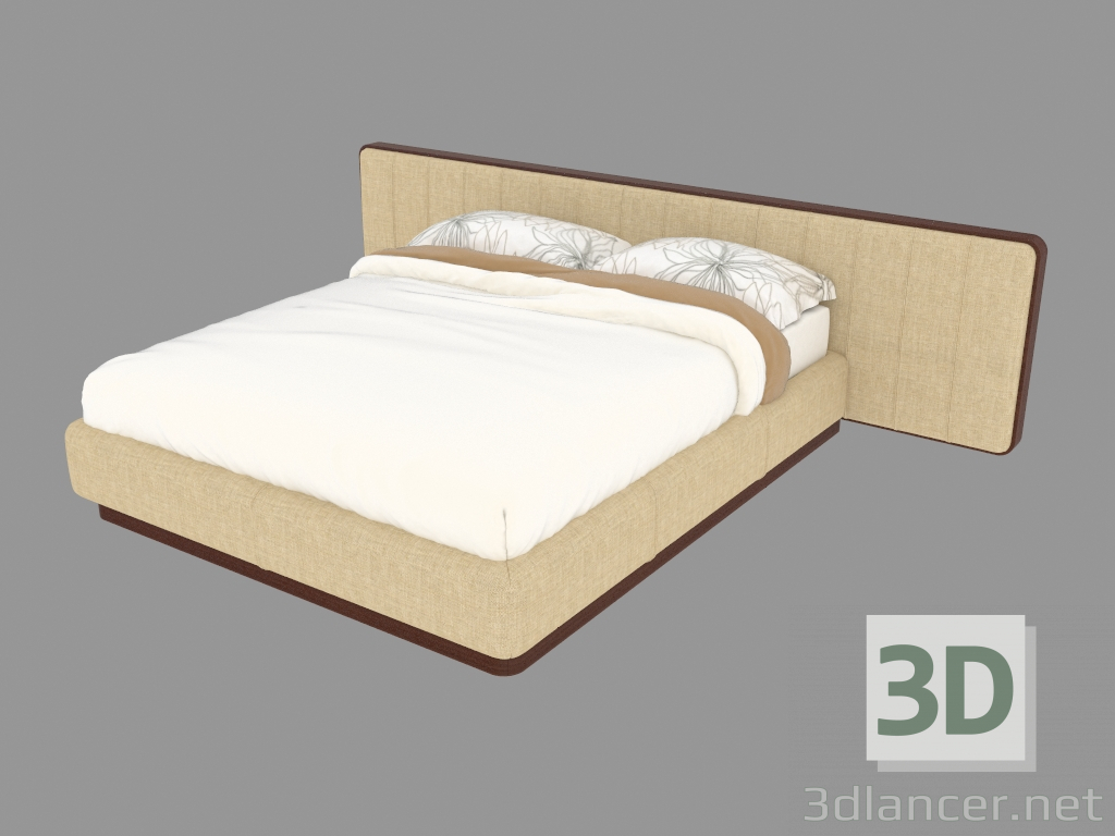 modello 3D Letto matrimoniale Ermes - anteprima