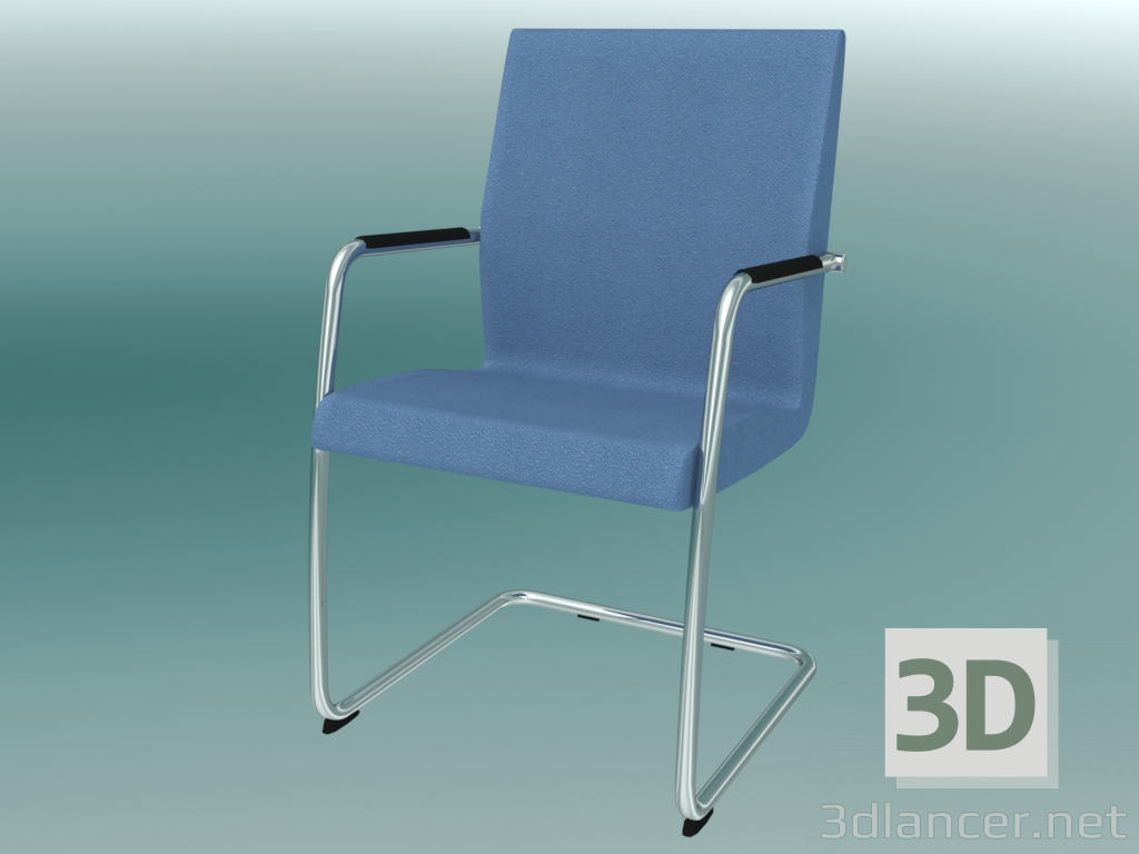 modello 3D Sedia da ufficio (20VN) - anteprima