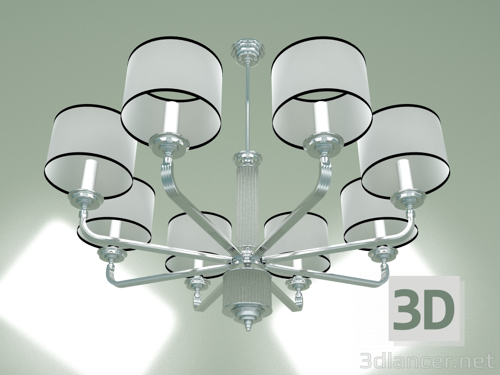 modello 3D Lampadario VERDE VER-ZW-8 (N) - anteprima