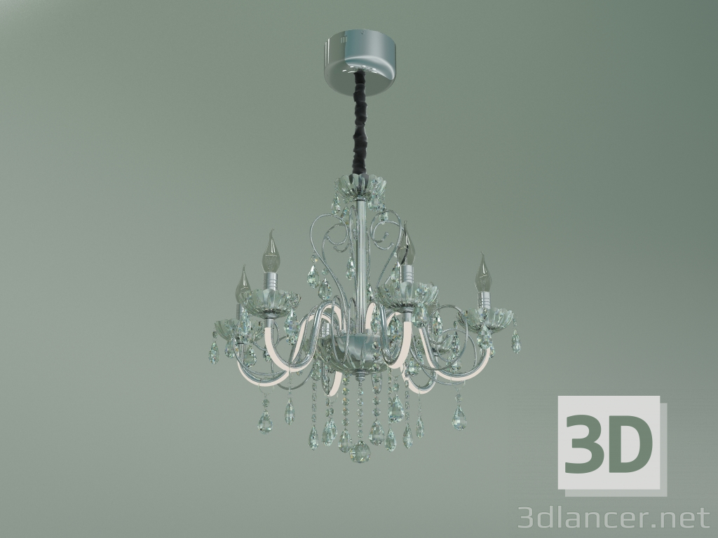 Modelo 3d Candelabro pendente 411-6 (Strotskis) - preview